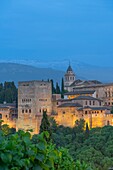 Mirador de San Nicolas, Islamic and Mudejar architecture, Alhambra, UNESCO, Granada, Andalusia, Spain