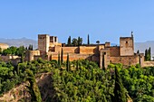 Mirador de San Nicolas, Islamic and Mudejar architecture, Alhambra, UNESCO, Granada, Andalusia, Spain