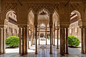 Nasrid Palaces, Islamic and Mudejar architecture, Alhambra, UNESCO, Granada, Andalusia, Spain