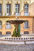 Place d'Albertas, Aix-en-Provence, Bouches du Rhone, Provence-Alpes-Cote d'Azur, France