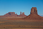 View of Buttes from Artists Point, Monument Valley Navajo Tribal Park, Utah, United States of America