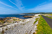 Beach at Rathlin Island, County Antrim, Ulster, Northern Ireland, United Kingdom