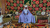 Emir of Daura in the Fadar Daurama Emir's palace, Daura Emirate, Katsina state, Nigeria