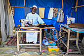 Tailor in Faya Largeaux, Chad