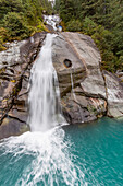 Scenic view from Tracy Arm-Fords Terror Wilderness area in Southeast Alaska, United States of America