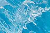 Glacial iceberg detail from ice calved off the Sawyer Glacier in Tracy Arm, Southeast Alaska, United States of America