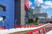 View of Osaka Aquarium Kaiyukan, Kaigandori, Minato Ward, Osaka, Japan