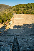 Ancient theatre at the Asclepieion of Epidaurus, UNESCO, Peloponnese, Greece