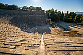 Ancient theatre at the Asclepieion of Epidaurus, UNESCO, Peloponnese, Greece