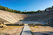 Ancient theatre at the Asclepieion of Epidaurus, UNESCO, Peloponnese, Greece