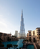 Burj Khalifa, world's tallest tower, Downtown Burj Dubai, Dubai,United Arab Emirates