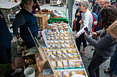 Cheese Fair at The Courtyard Dairy Yorkshire , England