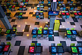 Restaurant at Luxurious Shopping Mall Multiplaza Escazu in affluent suburbs of San José Costa Rica has 365 luxurious stores