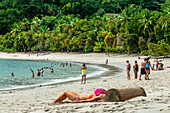 Manuel Antonio Beach, Manuel Antonio National Park, Pacific Coast, Costa Rica, Central America