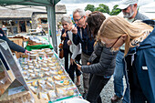 Cheese Fair at The Courtyard Dairy Yorkshire , England