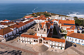 Aerial view of Sitio of Nazare, Portugal