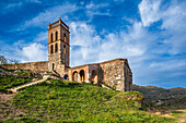 A Caliphal mosque converted to a church in Almonaster la Real, blending cultural heritage.