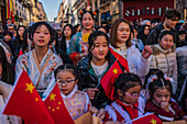 Chinese New Year celebrations in the streets of Zaragoza, Spain