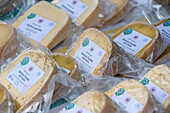 Botton Gouda Cheese at the Courtyard Dairy in Yorkshire , England