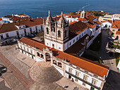 Aerial view of Sitio of Nazare, Portugal