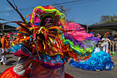 The Battle of Flowers during Barranquilla Festival, Colombia