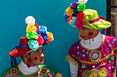 Farotas de Talaigua during Great Parade of Barranquilla's Carnival