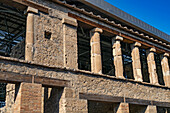 Insula dei Casti Amanti oder Haus der keuschen Liebenden, Gebäude IX.12.6, in den antiken römischen Ruinen von Pompeji, Italien.