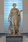 Statue of Flora Major in the Farnese Collection, National Archaeological Museum of Naples, Naples, Italy.
