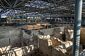 Archeologists work to restore and stabilize the ancient Roman ruins of Pompeii in Italy.