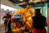 The Barranquilla Carnival Museum is a space dedicated to safeguarding, disseminating and exhibiting the manifestations and traditions of the city's emblematic carnival. In addition, it integrates an educational section that allows visitors to deeply understand the historical and cultural relevance of this festivity in addition to offering a space for the recognition of other carnivals in the world.