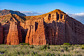The Castles or Los Castillos in the Quebrada de las Conchas or Quebrada de Cafayate, Argentina.