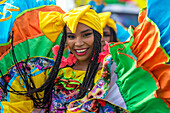 The Battle of Flowers during Barranquilla Festival, Colombia