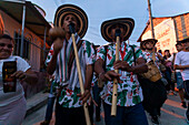 Alborada parade. Dawn celebration; parade that greets the morning after a night of festivities at the Festival. It takes place at 5:00 a.m. in the morning when the music and dancing end on the main stage of the Festival.