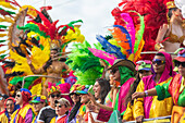 The Battle of Flowers during Barranquilla Festival, Colombia