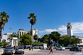 The Government House of the Province of Santiago del Estero facing the Plaza San Martin in Santiago del Estero, Argentina.