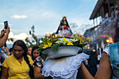 Holy Week in Santa Fe de Antioquia. The celebration of this Catholic tradition in this municipality in the department of Antioquia, Colombia, is one of the most important in the country. The processions through its old cobblestone streets are a tradition dating back to the colonial era and are accompanied by the smoke of incense and the songs and prayers of the penitents who accompany them.