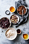 Hazelnut Blondies (chocolate biscuit bar)
