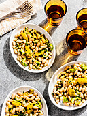White bean salad with oranges and celery