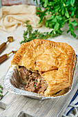 Steak pie - meat pie from Great Britain