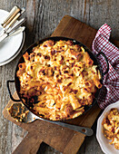 Pasta China Calabrese (pasta bake with salsiccia and mince from Calabria)