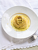 Spaghettini all'Acqua di Limone (pasta with lemon water)