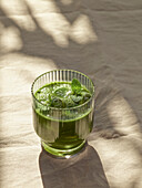 Cold-stirred matcha