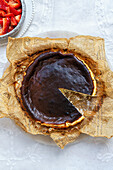 Baskischer Käsekuchen aus dem Airfryer