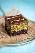 Dubai chocolate brownies