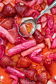 Strawberry and rhubarb compote