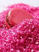Pink macaron