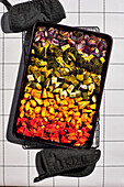 Roasted oven vegetables