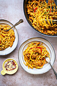 Cowboy butter chicken pasta