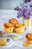 Lemon curd muffins