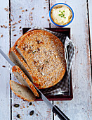 Buckwheat bread with seeds